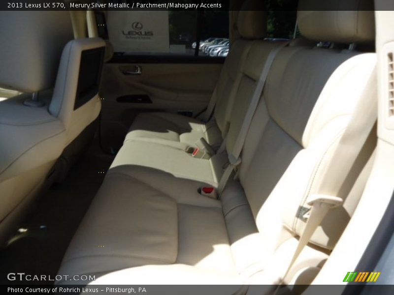 Merury Silver Metallic / Parchment/Mahogany Accents 2013 Lexus LX 570
