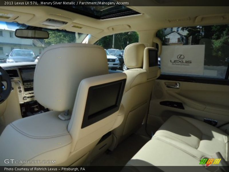 Merury Silver Metallic / Parchment/Mahogany Accents 2013 Lexus LX 570