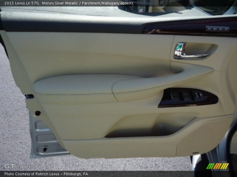 Merury Silver Metallic / Parchment/Mahogany Accents 2013 Lexus LX 570