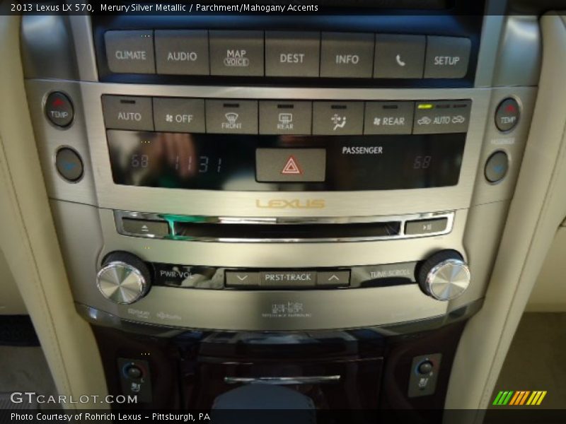 Merury Silver Metallic / Parchment/Mahogany Accents 2013 Lexus LX 570