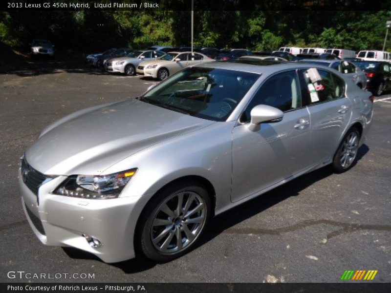 Liquid Platinum / Black 2013 Lexus GS 450h Hybrid
