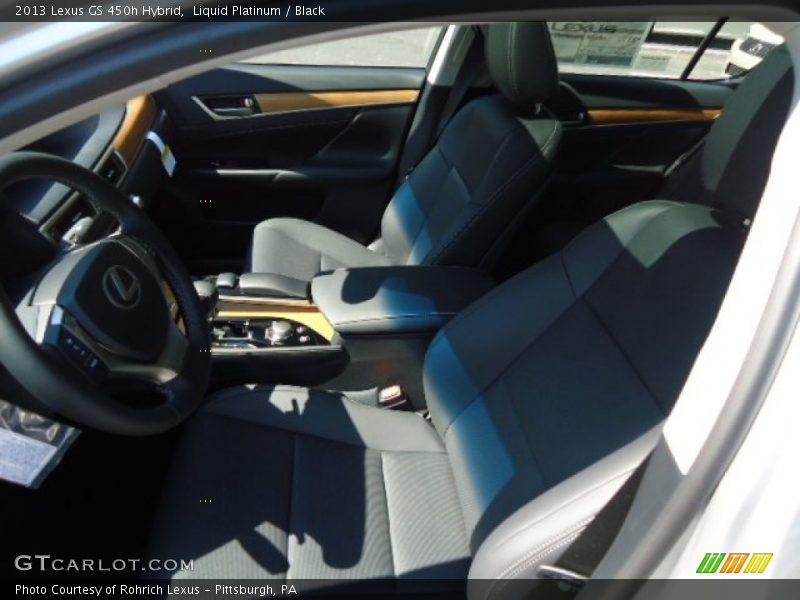 Liquid Platinum / Black 2013 Lexus GS 450h Hybrid