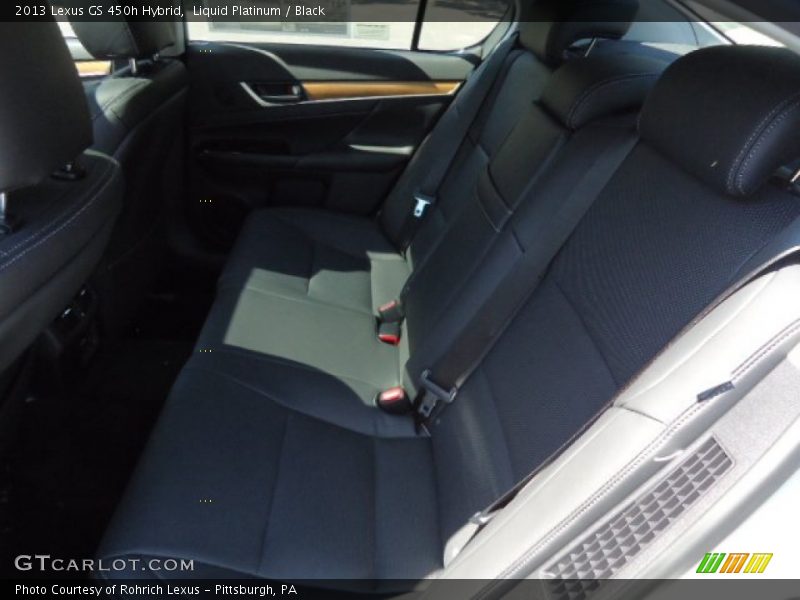 Liquid Platinum / Black 2013 Lexus GS 450h Hybrid