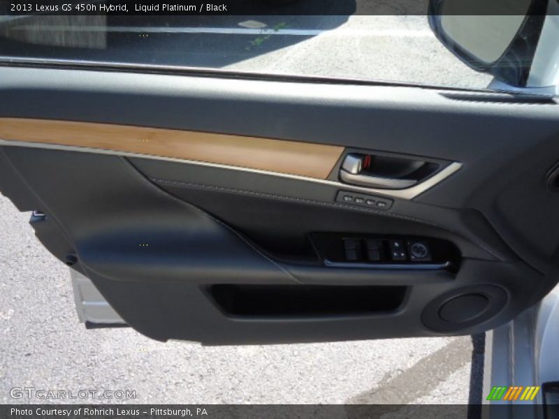 Liquid Platinum / Black 2013 Lexus GS 450h Hybrid