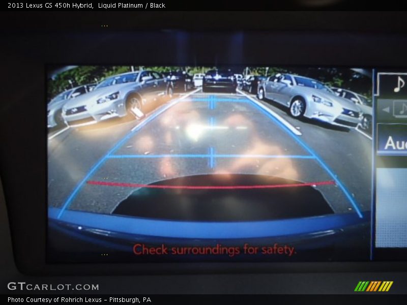 Liquid Platinum / Black 2013 Lexus GS 450h Hybrid
