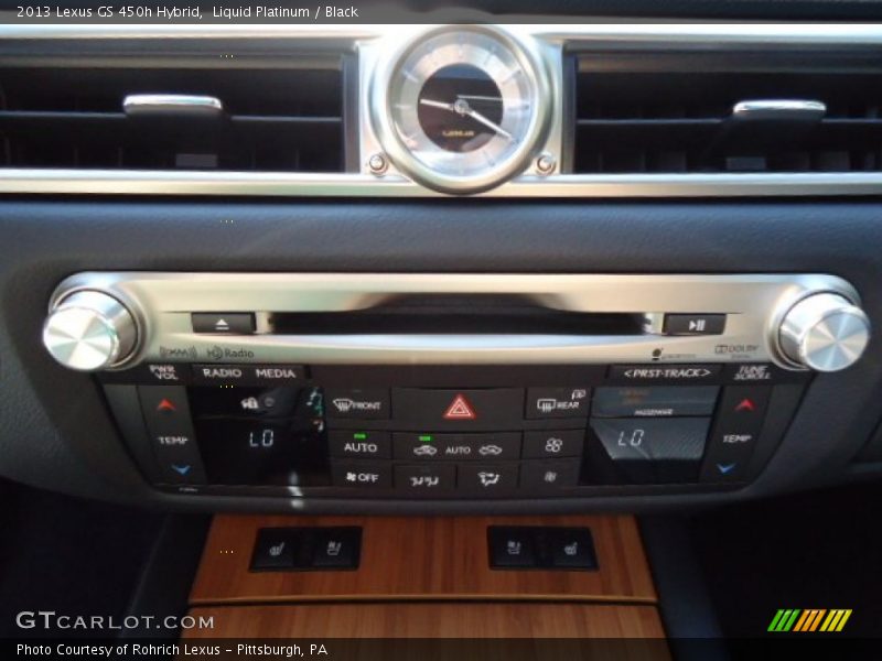 Liquid Platinum / Black 2013 Lexus GS 450h Hybrid