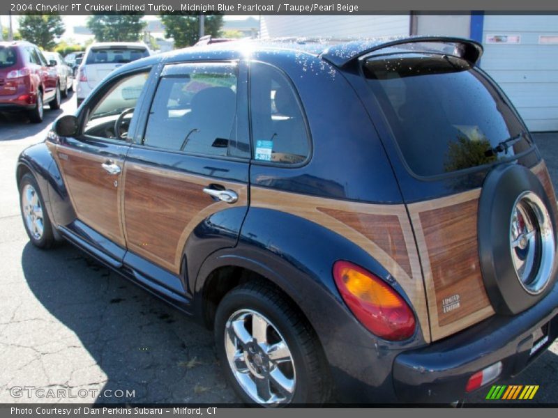 Midnight Blue Pearlcoat / Taupe/Pearl Beige 2004 Chrysler PT Cruiser Limited Turbo