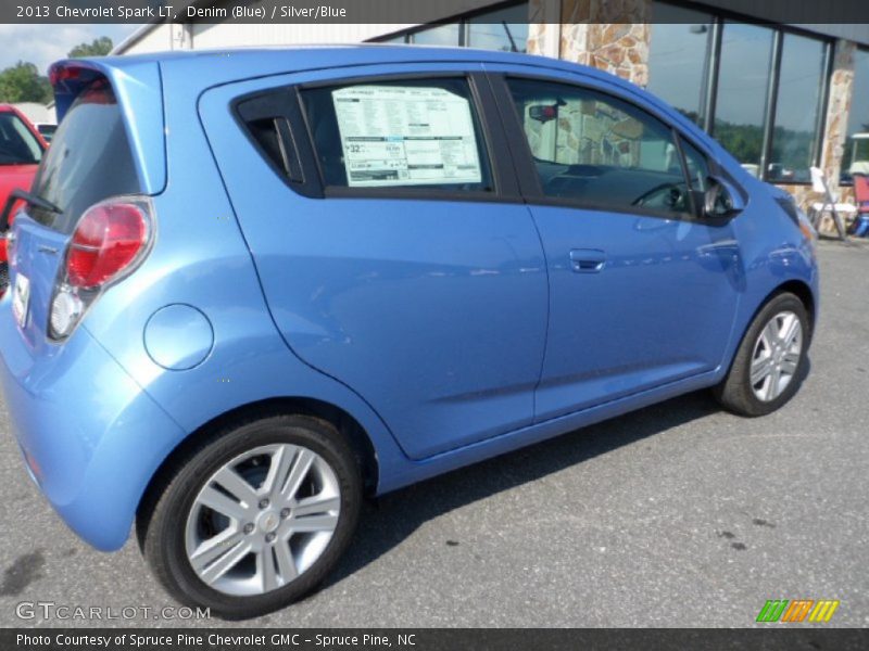 Denim (Blue) / Silver/Blue 2013 Chevrolet Spark LT