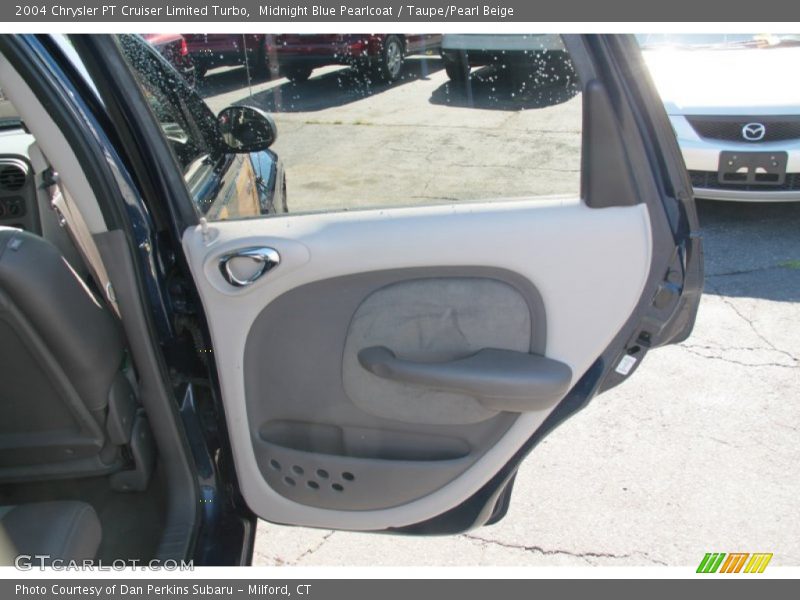Midnight Blue Pearlcoat / Taupe/Pearl Beige 2004 Chrysler PT Cruiser Limited Turbo