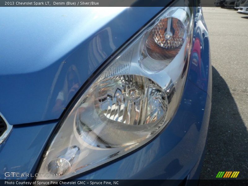 Denim (Blue) / Silver/Blue 2013 Chevrolet Spark LT