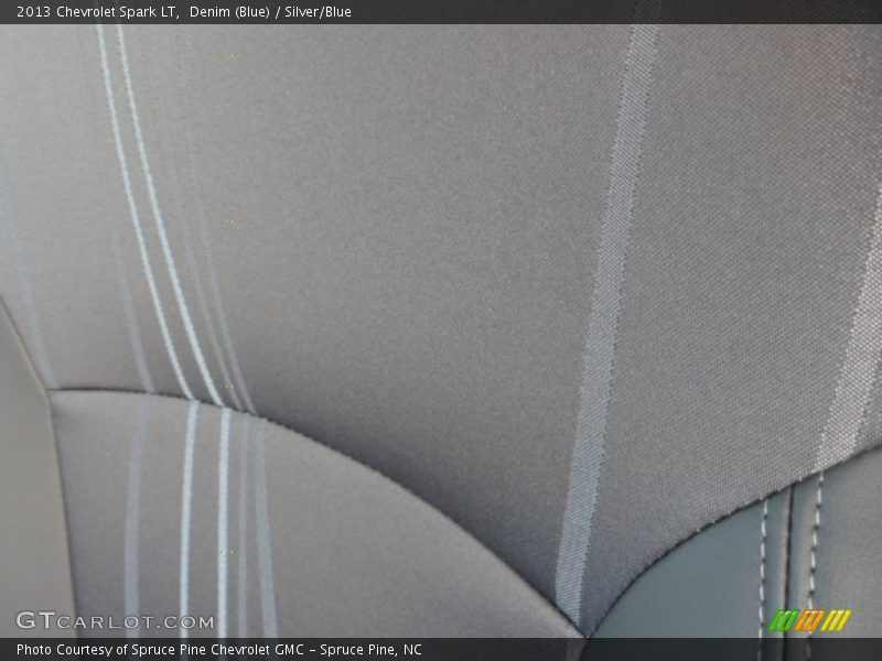 Denim (Blue) / Silver/Blue 2013 Chevrolet Spark LT