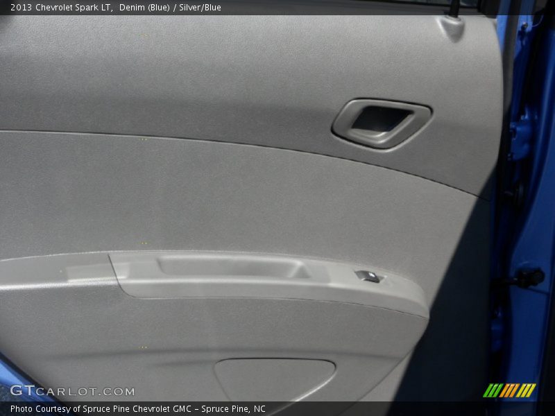 Denim (Blue) / Silver/Blue 2013 Chevrolet Spark LT