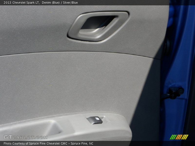 Denim (Blue) / Silver/Blue 2013 Chevrolet Spark LT