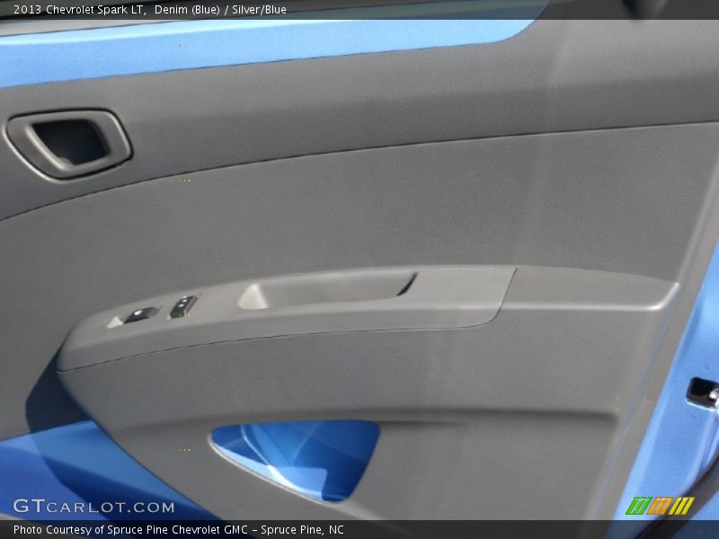Denim (Blue) / Silver/Blue 2013 Chevrolet Spark LT