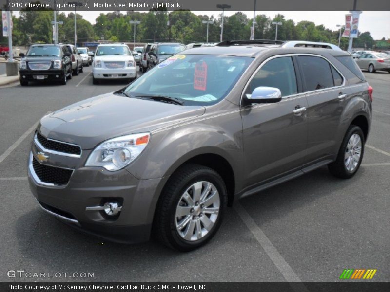 Mocha Steel Metallic / Jet Black 2010 Chevrolet Equinox LTZ