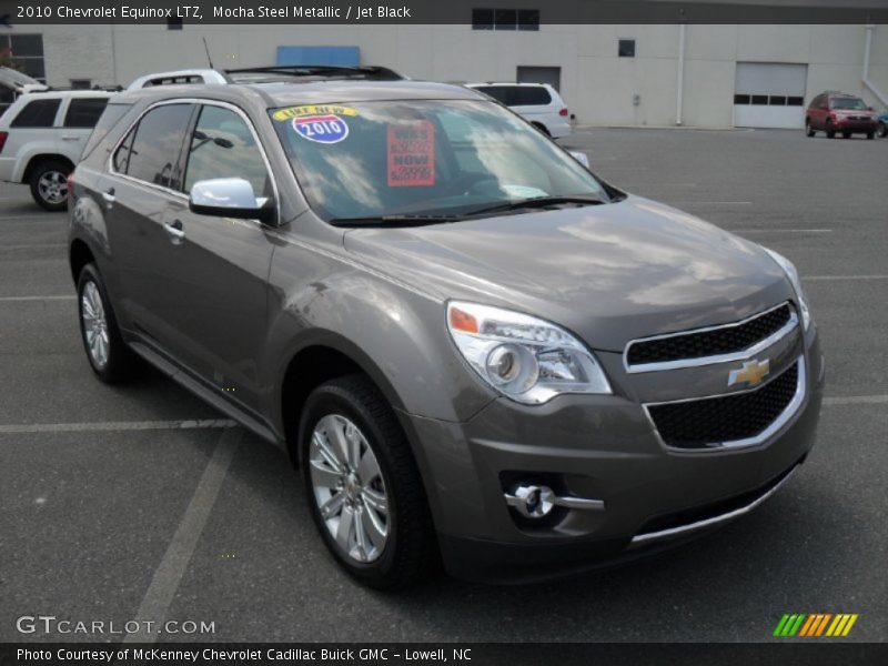 Mocha Steel Metallic / Jet Black 2010 Chevrolet Equinox LTZ