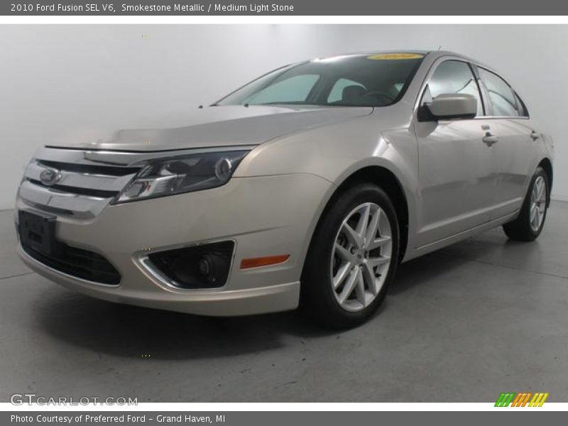 Smokestone Metallic / Medium Light Stone 2010 Ford Fusion SEL V6