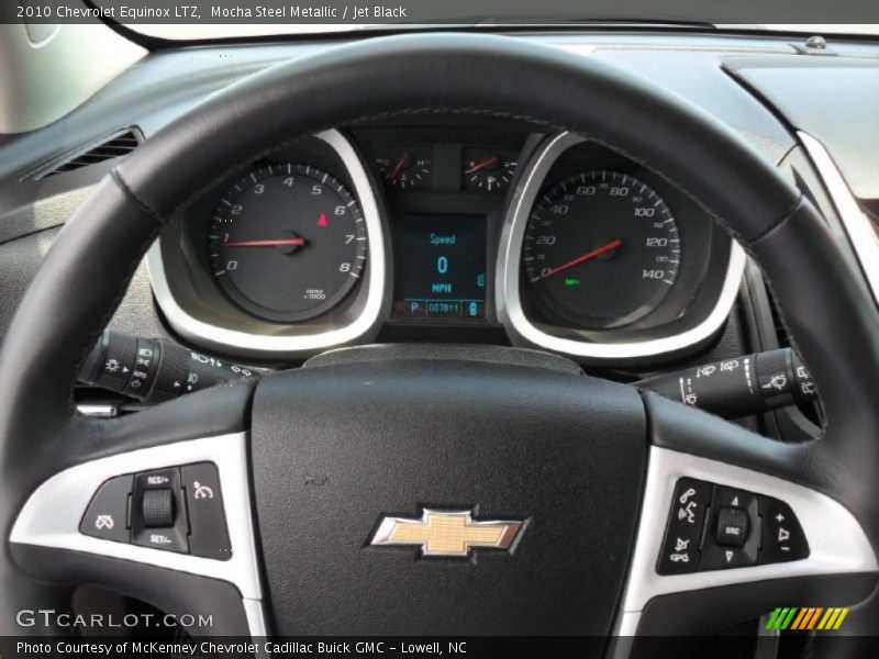 Mocha Steel Metallic / Jet Black 2010 Chevrolet Equinox LTZ