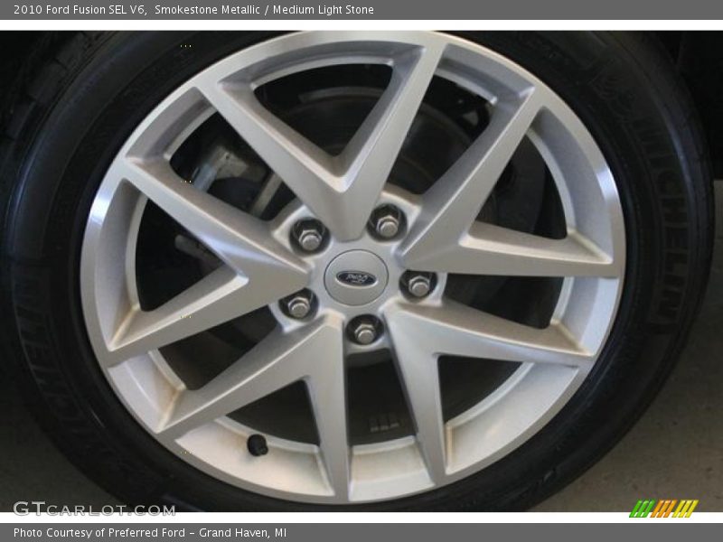 Smokestone Metallic / Medium Light Stone 2010 Ford Fusion SEL V6