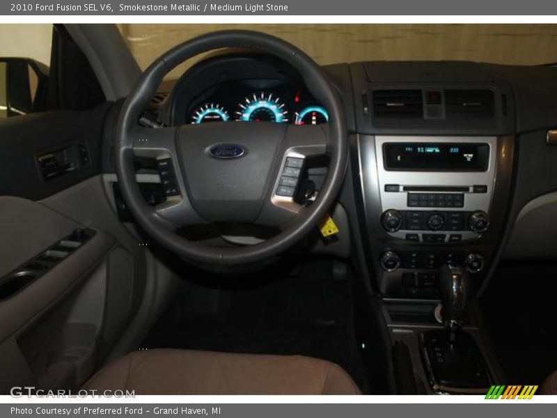 Smokestone Metallic / Medium Light Stone 2010 Ford Fusion SEL V6