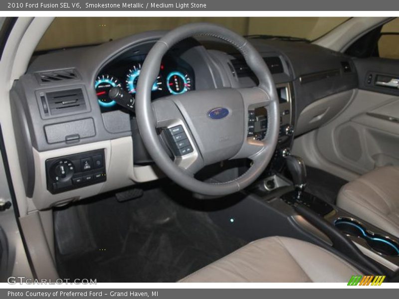 Smokestone Metallic / Medium Light Stone 2010 Ford Fusion SEL V6