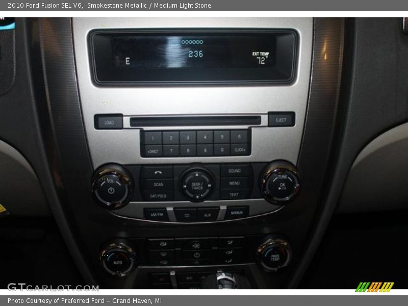 Smokestone Metallic / Medium Light Stone 2010 Ford Fusion SEL V6