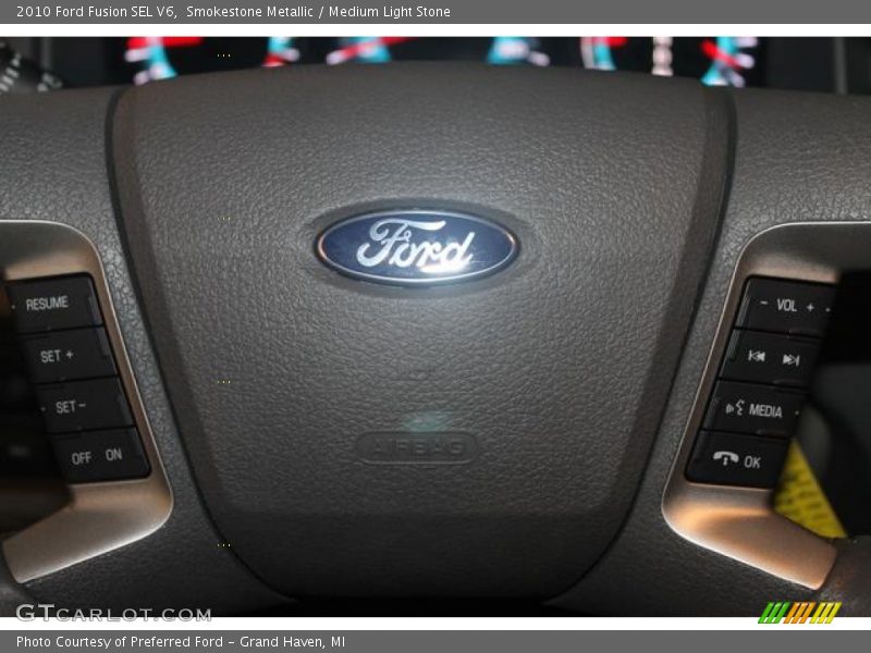 Smokestone Metallic / Medium Light Stone 2010 Ford Fusion SEL V6