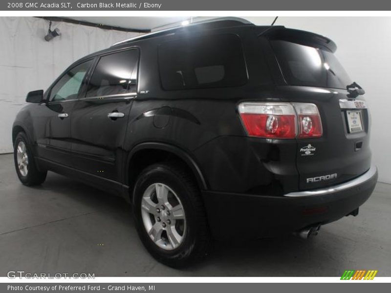 Carbon Black Metallic / Ebony 2008 GMC Acadia SLT