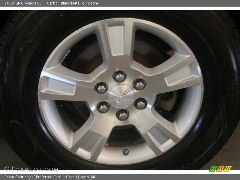 Carbon Black Metallic / Ebony 2008 GMC Acadia SLT