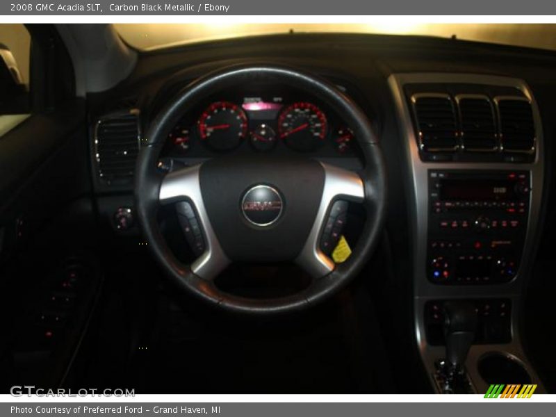 Carbon Black Metallic / Ebony 2008 GMC Acadia SLT