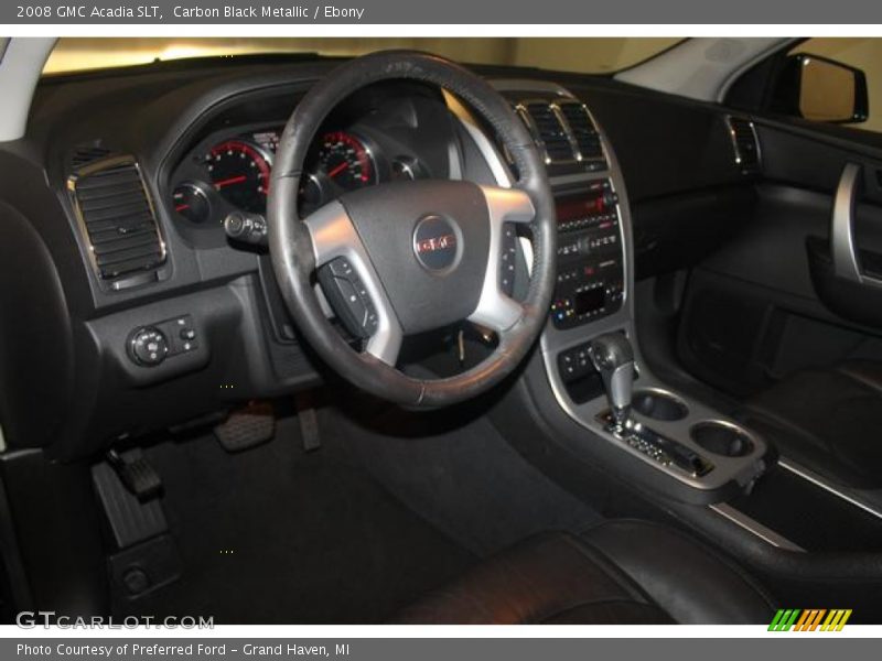 Carbon Black Metallic / Ebony 2008 GMC Acadia SLT