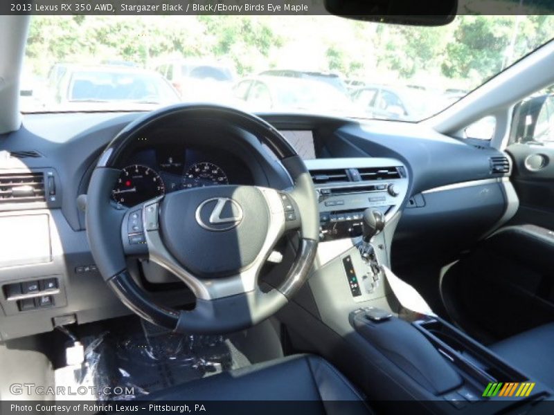 Stargazer Black / Black/Ebony Birds Eye Maple 2013 Lexus RX 350 AWD