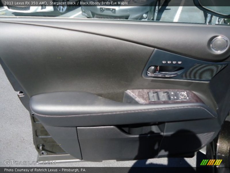 Stargazer Black / Black/Ebony Birds Eye Maple 2013 Lexus RX 350 AWD