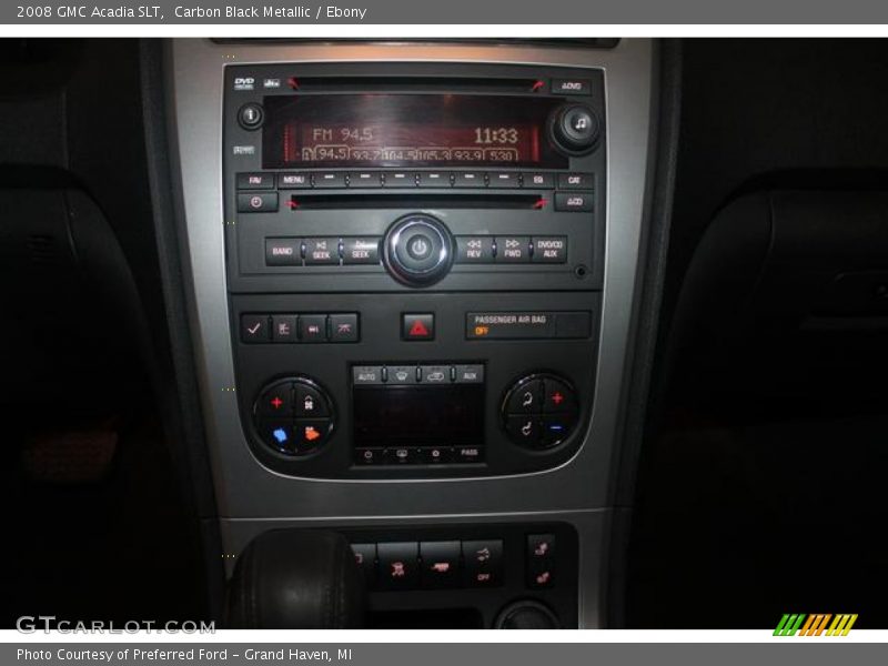 Carbon Black Metallic / Ebony 2008 GMC Acadia SLT