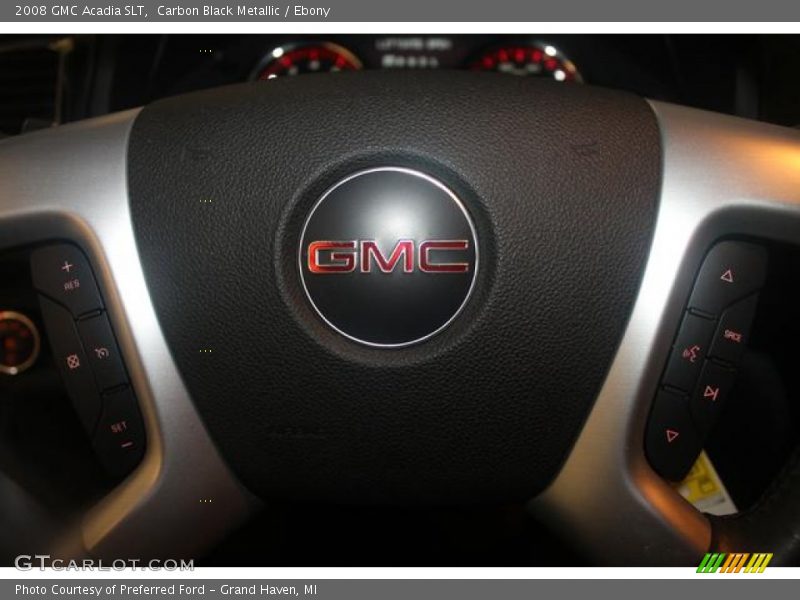 Carbon Black Metallic / Ebony 2008 GMC Acadia SLT