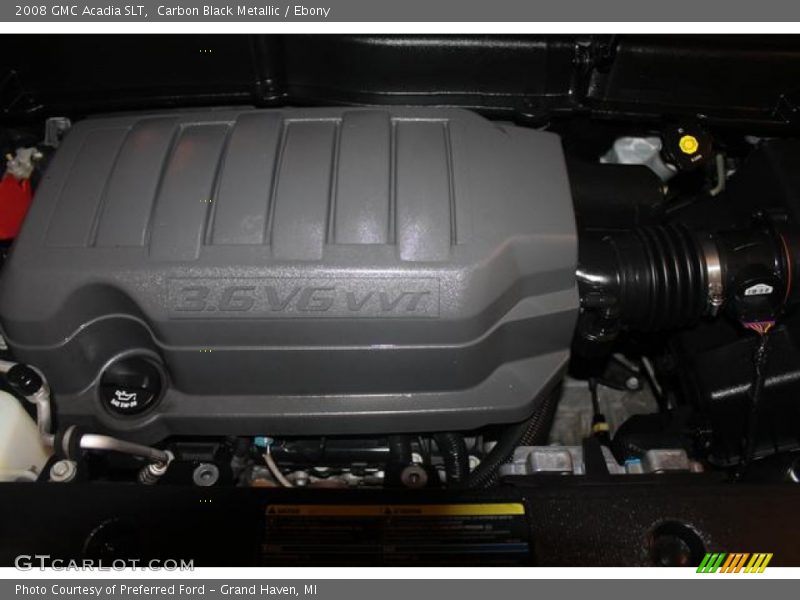 Carbon Black Metallic / Ebony 2008 GMC Acadia SLT