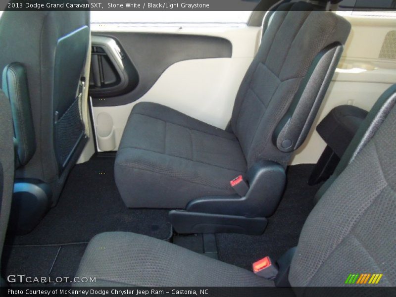 Stone White / Black/Light Graystone 2013 Dodge Grand Caravan SXT