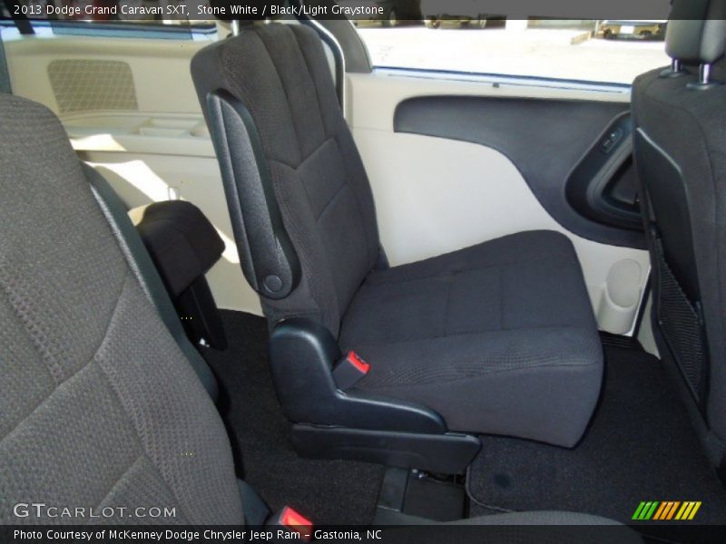 Stone White / Black/Light Graystone 2013 Dodge Grand Caravan SXT