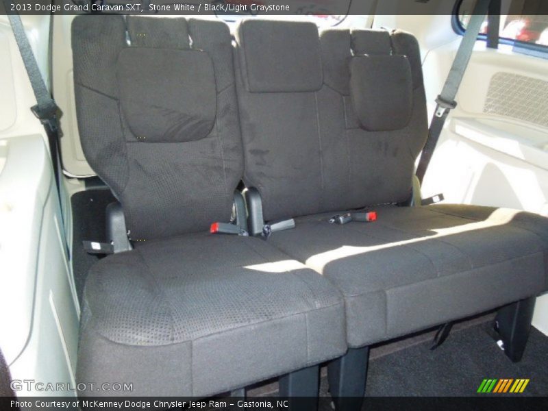 Stone White / Black/Light Graystone 2013 Dodge Grand Caravan SXT