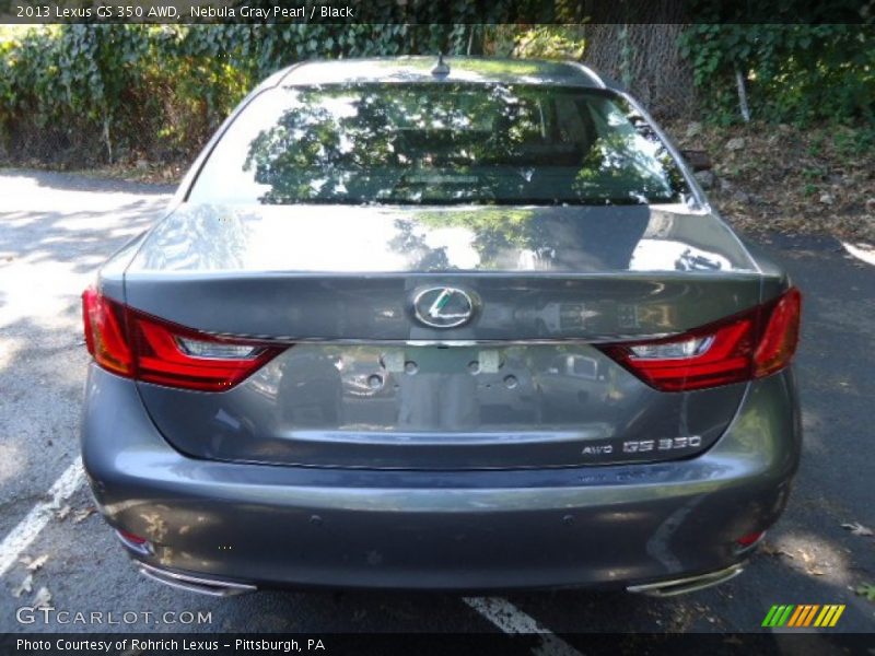 Nebula Gray Pearl / Black 2013 Lexus GS 350 AWD