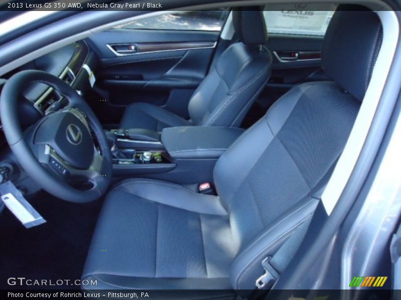 Nebula Gray Pearl / Black 2013 Lexus GS 350 AWD
