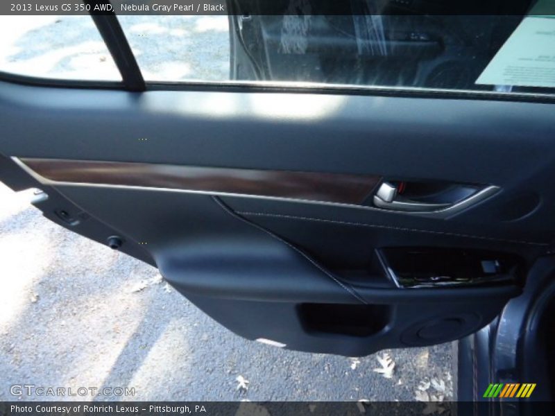Nebula Gray Pearl / Black 2013 Lexus GS 350 AWD