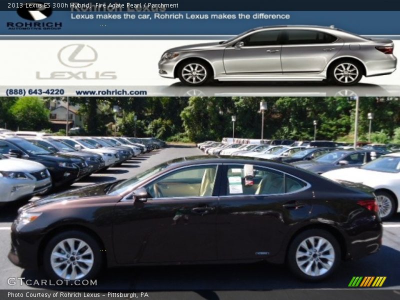 Fire Agate Pearl / Parchment 2013 Lexus ES 300h Hybrid