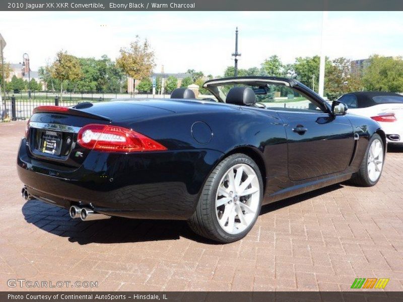 Ebony Black / Warm Charcoal 2010 Jaguar XK XKR Convertible