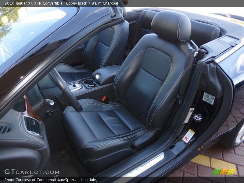 2010 XK XKR Convertible Warm Charcoal Interior