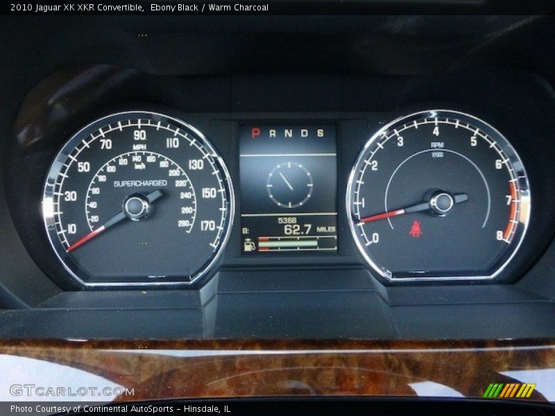  2010 XK XKR Convertible XKR Convertible Gauges