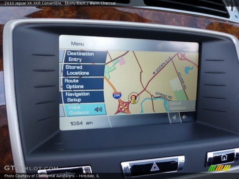Navigation of 2010 XK XKR Convertible