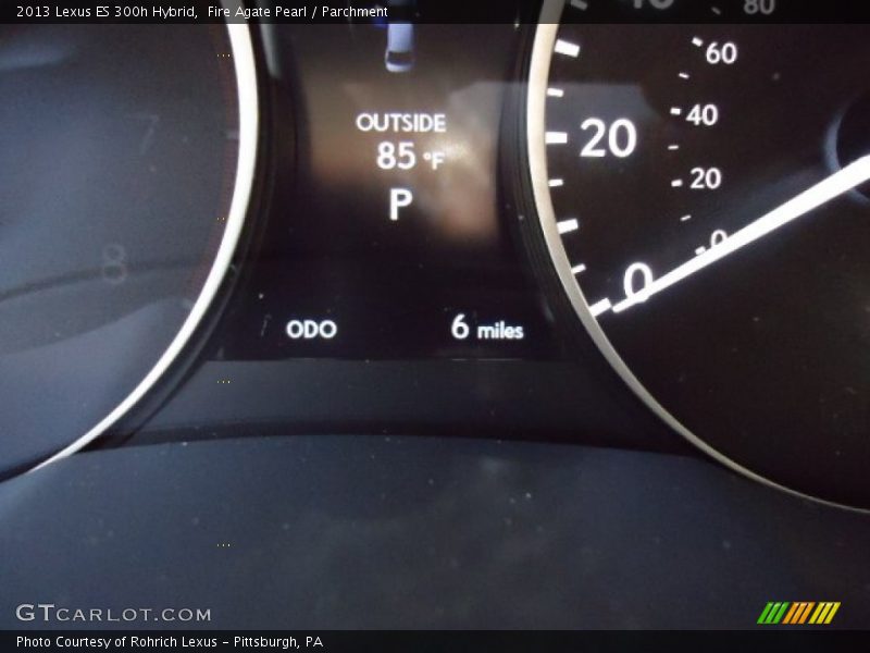 Fire Agate Pearl / Parchment 2013 Lexus ES 300h Hybrid