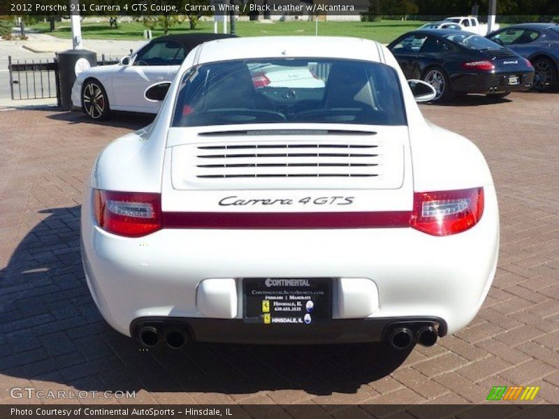 Carrara White / Black Leather w/Alcantara 2012 Porsche 911 Carrera 4 GTS Coupe