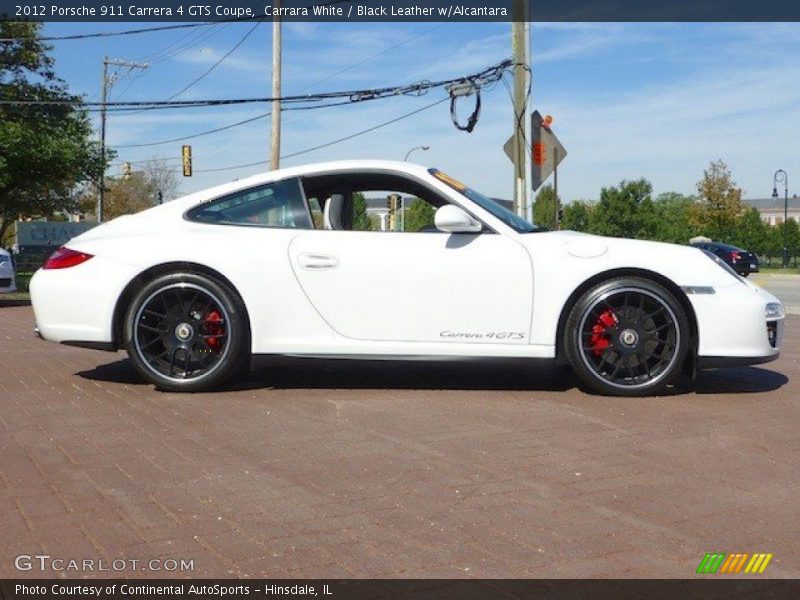 Carrara White / Black Leather w/Alcantara 2012 Porsche 911 Carrera 4 GTS Coupe